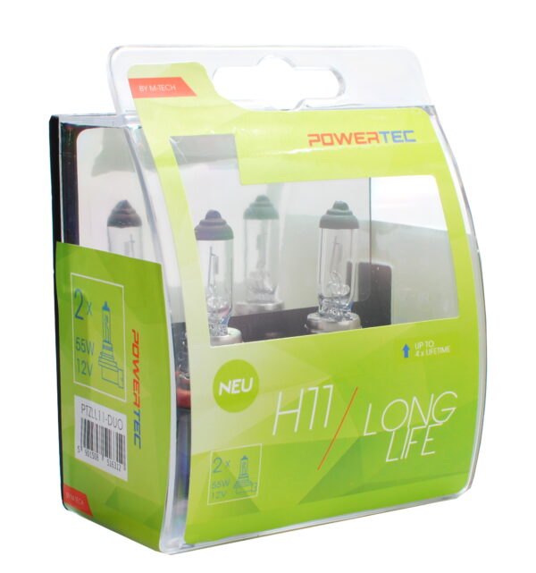LJÓSAPERA 12V H11 55W LONGLIFE 2 STK