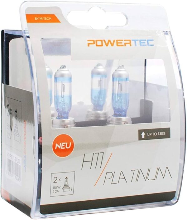 LJÓSAPERA 12V H11 55W PLATINUM 2 STK