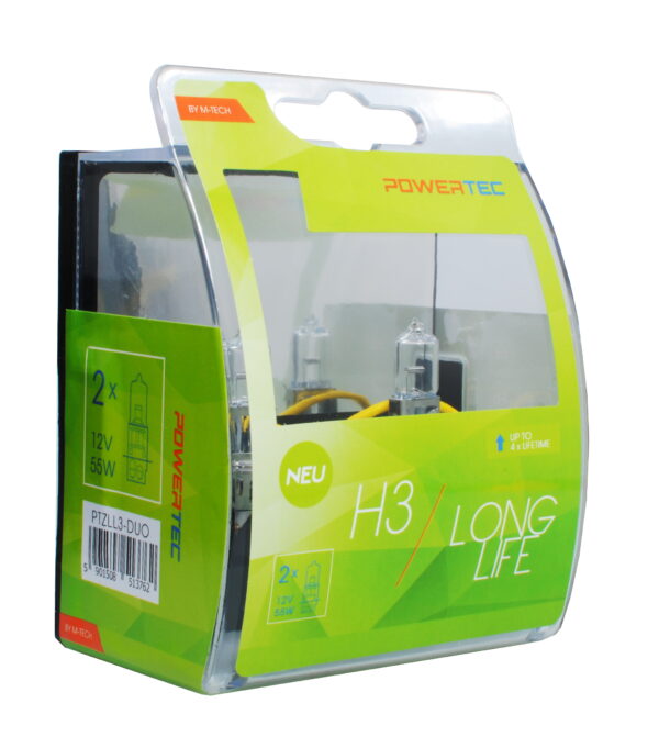 LJÓSAPERA 12V H3 55W LONGLIFE 2 STK