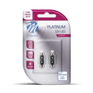 DÍÓÐUPERA 12V PULSA 36MM HVÍT HP 2 STK