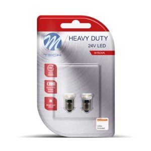 DÍÓÐUPERA 24V BA9 4XLED FRAMVÍSANDI