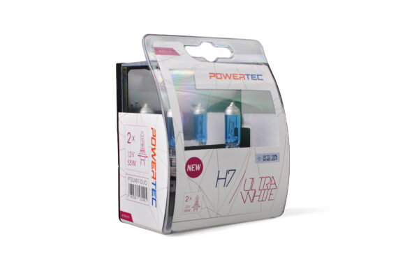 LJÓSAPERA 12V H7 55W ULTRA WHITE 2 STK