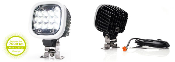 DÍÓÐUVINNULJÓS FERKANTAÐ 60W DIFFUSION - Image 2