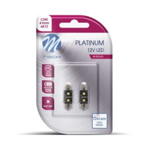 DÍÓÐUFLÖSKUPERA 12V HVÍT 41MM 2XHP LED