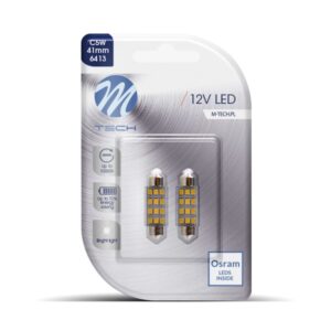 DÍÓÐUFLÖSKUPERA 12V HVÍT 41MM 12XSMD2835