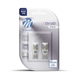 DÍÓÐUPERA 12V W5W HVÍT 9 X SMD3528