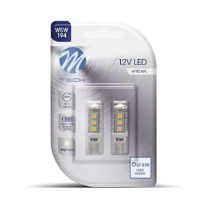 DÍÓÐUPERA 12V W5W T10 HVÍT STUNGUPERA