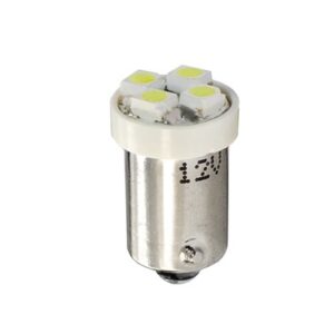 DÍÓÐUPERA 12V BA9 M/FJÓRUM DÍÓÐUM