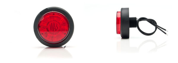 DÍÓÐULJÓS KRINGLÓTT RAUTT 9LED Ö-61MM