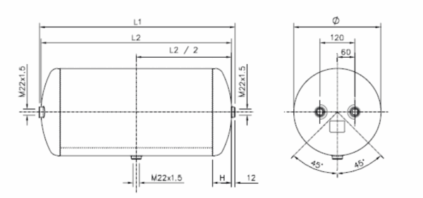 LOFTFORÐABÚR 60L Ö-396 L-580