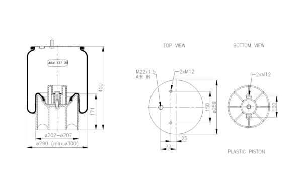 LOFTPÚÐI ROR / WEWELER 4157 N P04