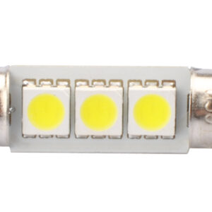 DÍÓÐUPERA 12V PULSA 36MM HVÍT ECO 2STK