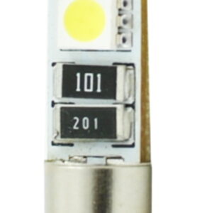 DÍÓÐUPERA 12V BA9s HVÍT CANBUS 4XLED
