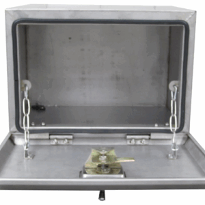 VERKFÆRAKASSI RYÐFRÍR  600x400x400