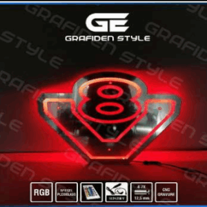 SCANIA KOJUSKILTI V8 RGB M/FJARST.