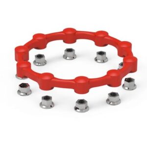 FELGURÓARLÆSIHRINGUR 32MM RAUÐUR