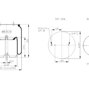 LOFTPÚÐI SCANIA AFTAN 4/R