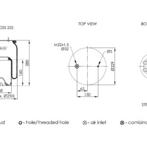 LOFTPÚÐI MERCEDES ACTROS