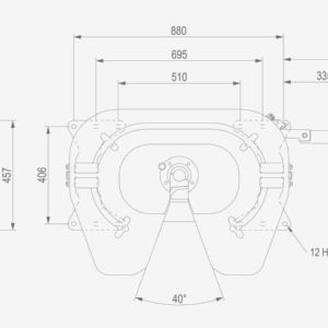 DRÁTTARSTÓLL FONTAINE HÆÐ 210MM