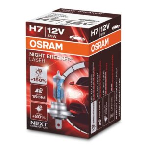 LJÓSAPERA 12V H7 55W NIGHT BREAKER LASER