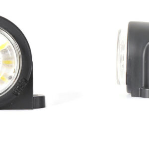 DÍÓÐUBREIDDARLJÓS 180° STUTT HVÍTT