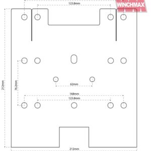VAGGA FYRIR SPIL 3000 LBS F. 2"PRÓFÍLT.