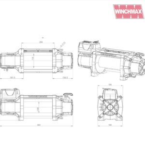 RAFMAGNSSPIL 12V 17500LB.(7938KG)FJARST