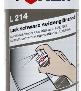 LAKK SVART SATIN  RAL9005