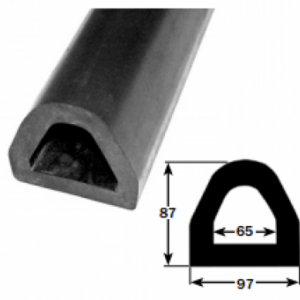 STUÐPÚÐI 2550 X 97 X 87 ÞRÝHYRNINGSLAGA