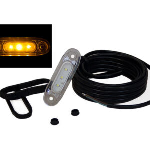 DÍÓÐULJÓS GLÆRT/GULT M 3 DÍÓÐUM