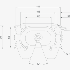 DRÁTTARSTÓLL FONTAINE HÆÐ 185MM