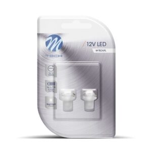 LED MÆLABORÐSPERA 12V HVÍT B8.5D