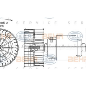 MIÐSTÖÐVARMÓTOR MERCEDES
