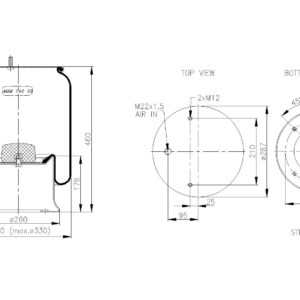 LOFTPÚÐI SCHM/MERITOR/MERC. OFL.