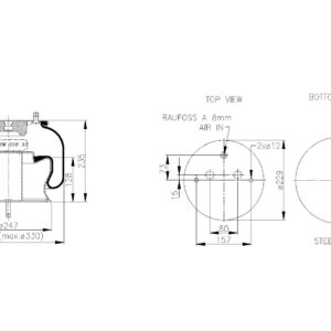 LOFTPÚÐI SCANIA FRAMPÚÐI MEDIUM