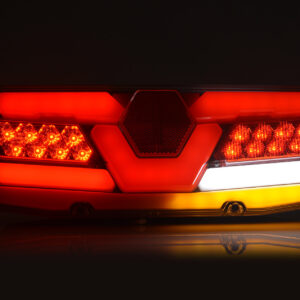 AFTURLJÓS HÆGRA LED M/GLIT