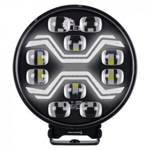 DÍÓÐUKASTARI 9" 80W M/PARKI OG BLIKKI