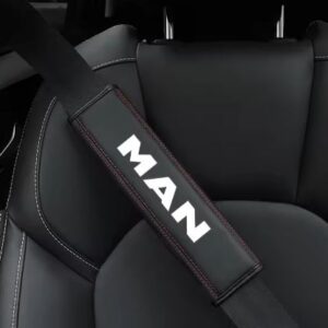 PÚÐI Á ÖRYGGISBELTI MAN LEÐUR