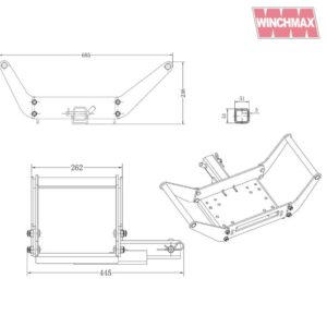 VAGGA FYRIR SPIL 17000-20000LB 2"