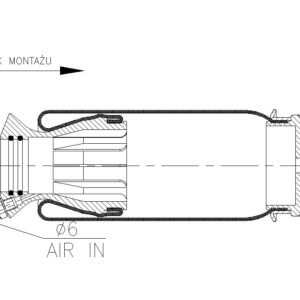 HÚSPÚÐI SCANIA BARA GUMMI FRAMAN