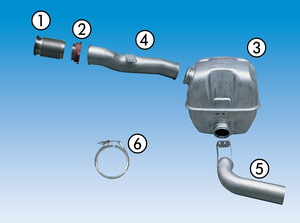 PÚSTBEYGJA SCANIA M/BRACKETI