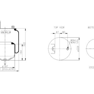 LOFTPÚÐI VOLVO AFTAN