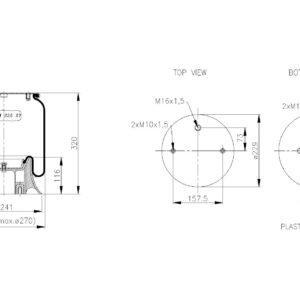 LOFTPÚÐI SCANIA LYFTIPÚÐI Á BÚKKA