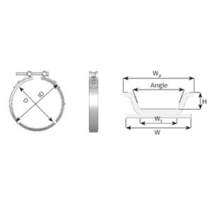 PÚSTKLEMMA MAN V Ø142x10-15MM