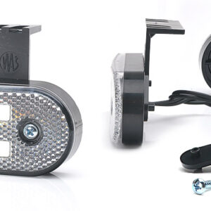 DÍÓÐUBREIDDARLJÓS HVÍTT SPORÖSKJULAGAÐ