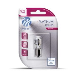 DÍÓÐUPERA 12-24V BA15S HVÍT 4XHP LED