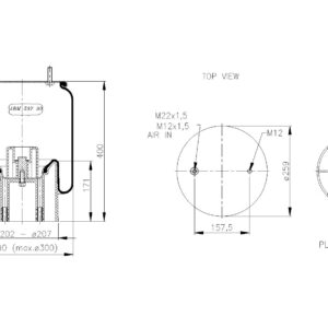 LOFTPÚÐI ROR / WEWELER 4157 N P05