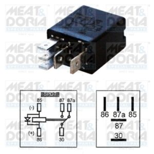 RELAY 12V 20/10A 5 PINNA MICRO M/DÍÓÐU