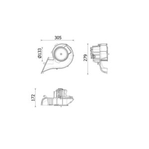 MIÐSTÖÐVARMÓTOR VOLVO/RENAULT