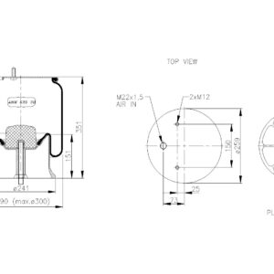 LOFTPÚÐI SAF 2619V